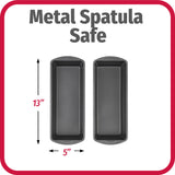 GoodCook Set of 2 Extra Large 13" x 5" Nonstick Steel Bread Loaf Pans, Gray - Set of Two Loaf Pans, Even Heat Distribution, Scratch-Resistant Nonstick Coating, Durable Construction, Easy to Clean GoodCook