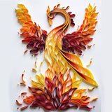 MerainMe Phoenix Paper Quilling Kit Paper Quilling Craft Great for DIY Learning Class, Home Decoration, Birthday Gift. It's Suitable for Children and Craftsmen. MerainMe