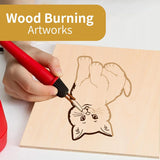 6 Pieces 1/8" x12" x 12" Craft Wood Mahogany Sheets Thin Wood Slices Craft Project Board Unfinished Plywood for Laser Cutting DIY Wooden Plate Model FORACKS