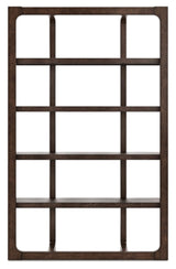 Signature Design by Ashley Breckington Contemporary Wood Framed 76" Bookcase with 4 Shelves, Dark Brown Signature Design by Ashley
