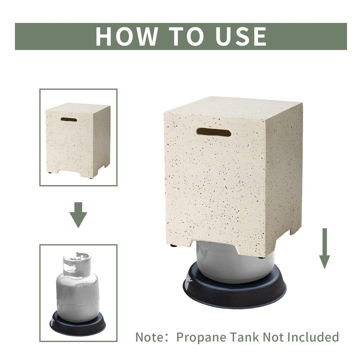 COSIEST 6-Piece Patio Furniture Set w Fire Pit Table, Outdoor Brown Wicker Sectional Sofa w 28-inch Terrazzo Round Fire Table (40,000 BTU), Wind Guard and 16-inch Tank Outside (20lb) for Garden COSIEST