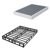 ALDRICH 7 Inch California King Box Spring Bed Base, 3000 lbs Heavy Duty Metal Frame Mattress Foundation with Cover, Easy Assembly ALDRICH