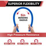 EFIELD 3/4 Inch 100 ft Pex A Pipe/Tubing BLUE Color for Potable Water-Plumbing Application with a Pipe Cutter EFIELD