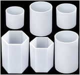 Candle Molds for Candles Making, 4PCS Cylinder and 2PCS Hexagon Silicone Mold for Making Candle, DIY Crafts HFYHWT