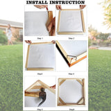 DIY Solid Wood Canvas Frame Kit for Oil Painting & Wrapped Canvas Wall Art Canvas Stretcher Bars Wooden Art Frames for Paintings & Canvases Framed Picture Canvas Artwork Accessories - 12x16 inches Nustila