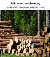 360° Rotating 4-Tier Solid Wood Bookshelf for Kids & Adults - Space-Saving Floor Organizer Heehee