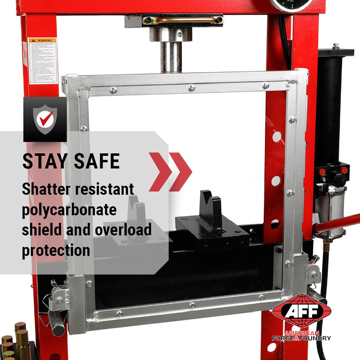 AFF 20 Ton Hydraulic Shop Press - Super Duty - WoodArtSupply