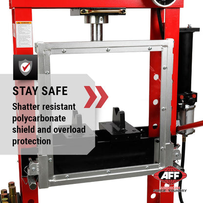 AFF 20 Ton Hydraulic Shop Press - Super Duty - WoodArtSupply