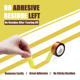 MEBMIK 2 Rolls 20mm x16m(52FT) Heat Tape High Temperature Heat Resistant Tape Heat Transfer Tape for Heat Sublimation Press Vinyl,No Residue MEBMIK