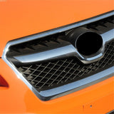 MUTUSAISI Front Bumper Upper Grille Chrome Grill Compatible with 2012-2016 Subaru Impreza/ 2013-2015 XV Crosstrek/ 2016 2017 Crosstrek MUTUSAISI