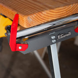 XtremepowerUS Folding Roller Stand Height Adjustable, Heavy Duty 250 LBS Load Capacity, Outfeed Woodworking 11" Ball Bearing Steel Roller Stand XtremepowerUS