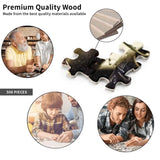 Wood Puzzles for Adults Wooden Old Country Barn Jigsaw Puzzles to Enjoy Adult Decompression Education Gift for DIY Intellective Educational Game Gift for Girls Boys 1000 Pieces Thick Sturdy Wonllery