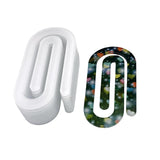 Sublimation Blank Thermal Acrylic Single-Sided White Approximate 4 x 2 Inch Jumbo Paper Clips 10 Packs Generic