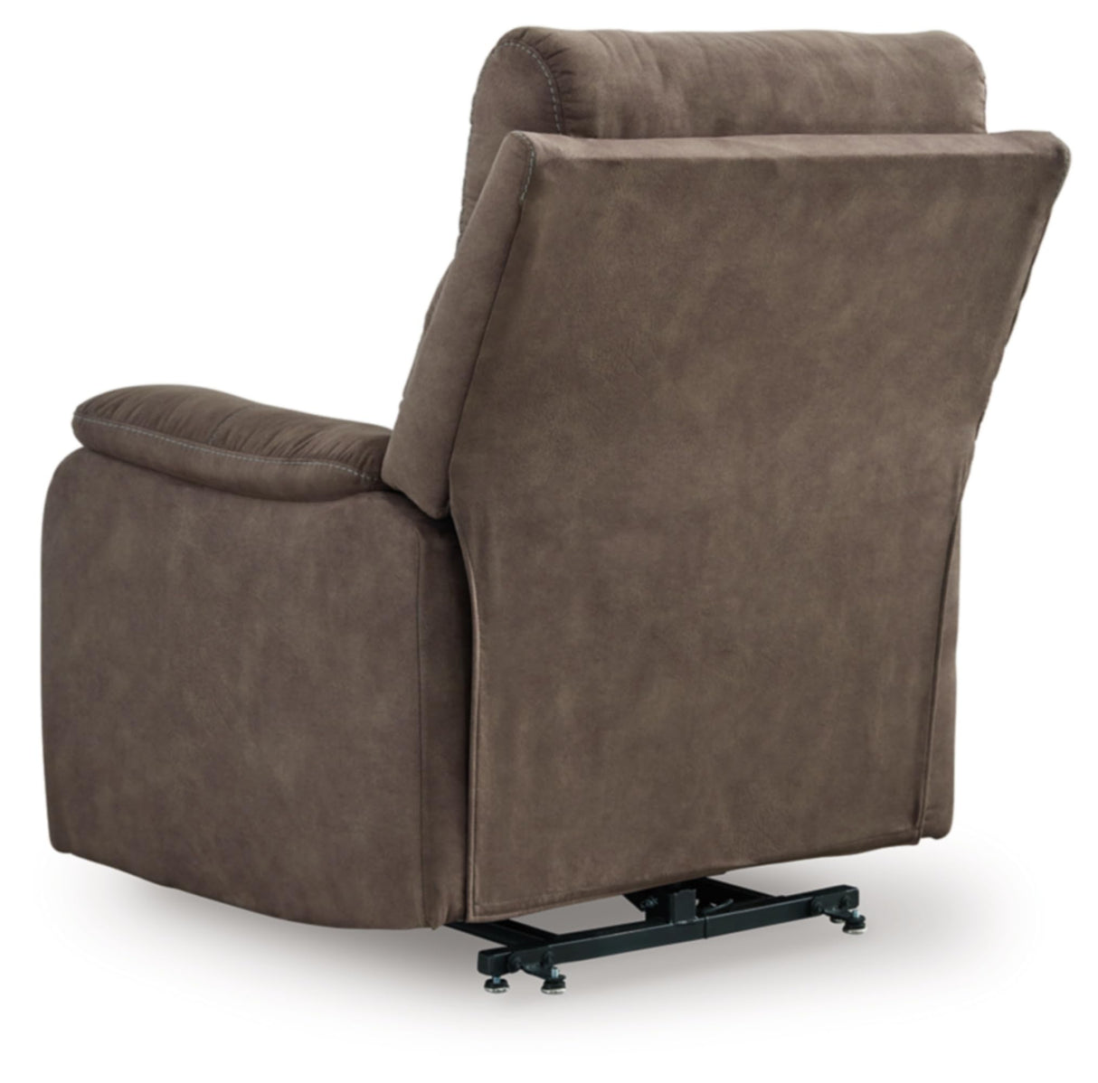 Signature Design by Ashley Crestmeade Modern Dual Motor Power Lift Recliner with Adjustable Backrest, USB Ports, Heat and Massage Function, Dark Brown Signature Design by Ashley