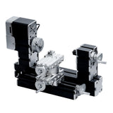 ZHRUI High Power 60W Powerful Mini Metal DIY 4-axis Rotating Lathe Lathes Machine Tools With Base 12000 rpm for Wood Soft Metals Plexiglass Plastic ZHRUI