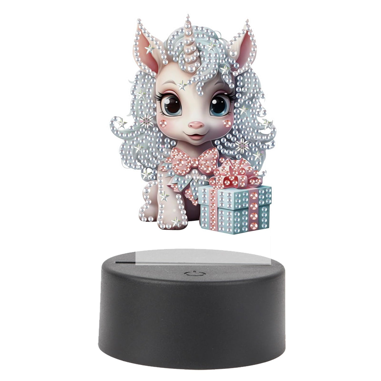 TDFERAN Diamond Painting Led Lights 5D DIY Unicorn Diamond Art Kits for Adults Lamp Diamond Art Room Lights Diamond Painting Kits Led Lights for Bedroom Gem Art Night Light for Room Decor TDFERAN