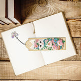 3Pcs 5D Diamond Art Bookmarks for Book Lovers, Handmade DIY Diamond Painting Bookmarks with Tassels for Graduation Birthday JBTM24