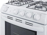 Summit 24" Gas Range, 2.9 cu. ft. Oven, 4 Burners, White- RG244WS Summit Appliance