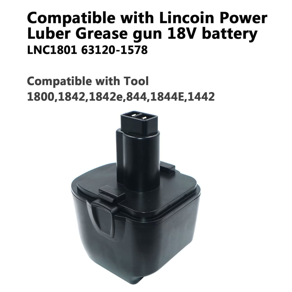 H-ANT 3000mAh Replacement Compatible with Lincoln Grease Gun LNC 18V Battery 1800,1801,63120-1578,1842,1844,1444,1442 H-ANT