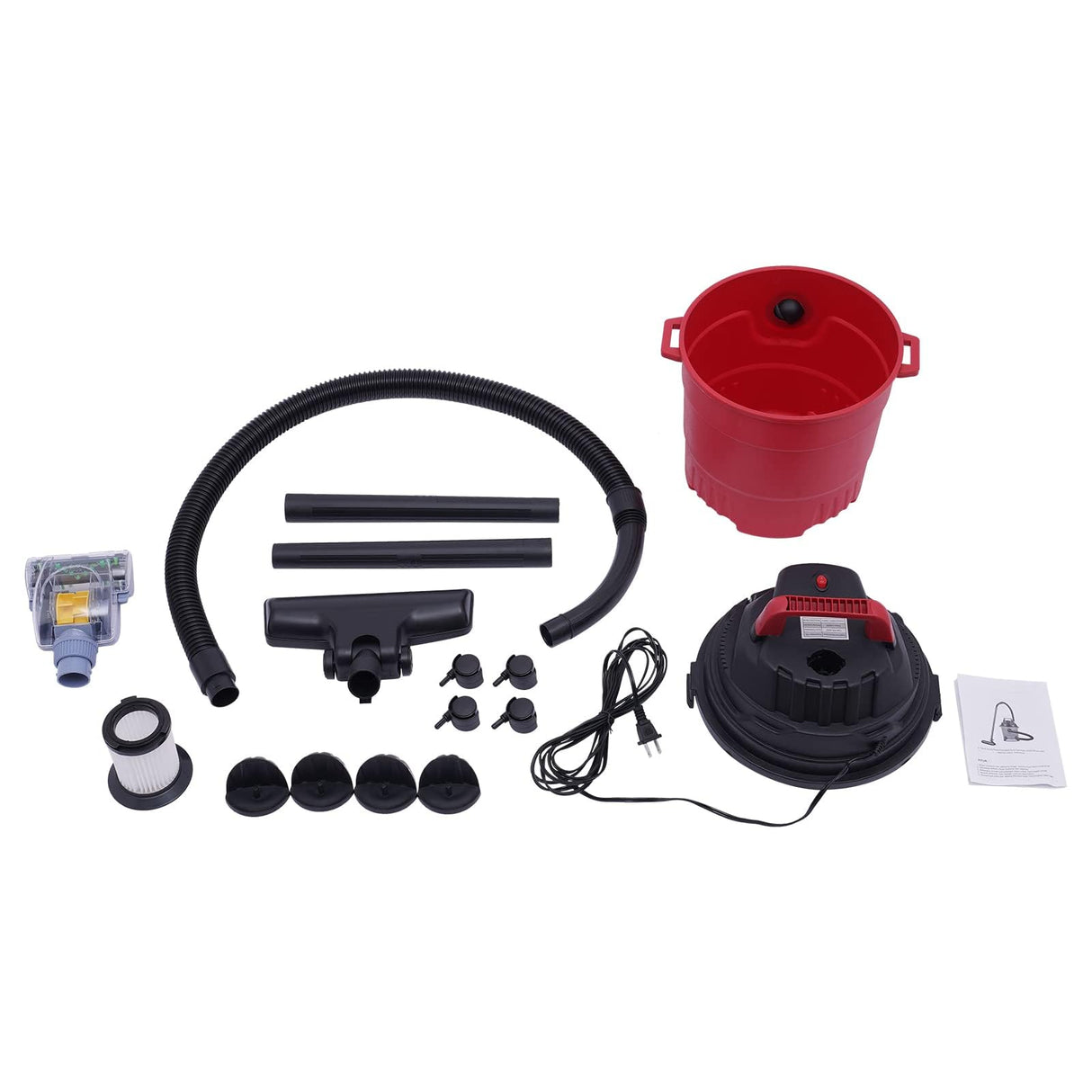 IOENC 3 in 1 Wet Dry Vacuum Cleaner, 4 Gallon Portable Wet Dry Vac Floor Cleaner with Blower Function for Garage, Car, Home & Workshop IOENC