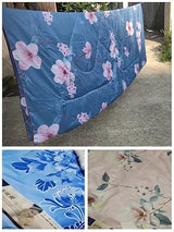 ZZDXW Summer Quilt，Polycotton Fabric Bedding，Summer Duvet Single Double King Size,Four Seasons Duvet Printing,Duvet Insert，Down Classic Quilt Anti Allergy and Warm Comforter Bed Coverless Duvet ZZDXW