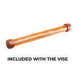 Groz 7-inch Woodworking Front Vise | Cast Iron Body and Socket | Quality Wood Handle | Exceptionally Sturdy | Perfect for Professional Craftsmen and Woodwork Studios (39020) Groz