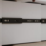 ECACAD Multi-Functional 2-in-1 Murphy Cabinet Bed, Full Size Bed Frame Murphy Bed Chest with Built-in Power Strip & 3 Drawers, Full Foldable Platform Bed, White ECACAD