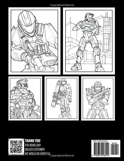 Game Coloring Book: Containing Cool Illustrations of Shooter Game for Boys and Teens | Gifts for Creativity and Relaxation