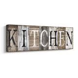 Pinetree Art Rustic Farmhouse Kitchen Wall Decor Canvas Prints Kitchen Signs Wall Decor (With Solid Wood Inner Frame) Pinetree Art