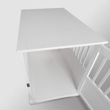 Casual Home Wooden Pet Crate, End Table, Medium, New White Casual Home