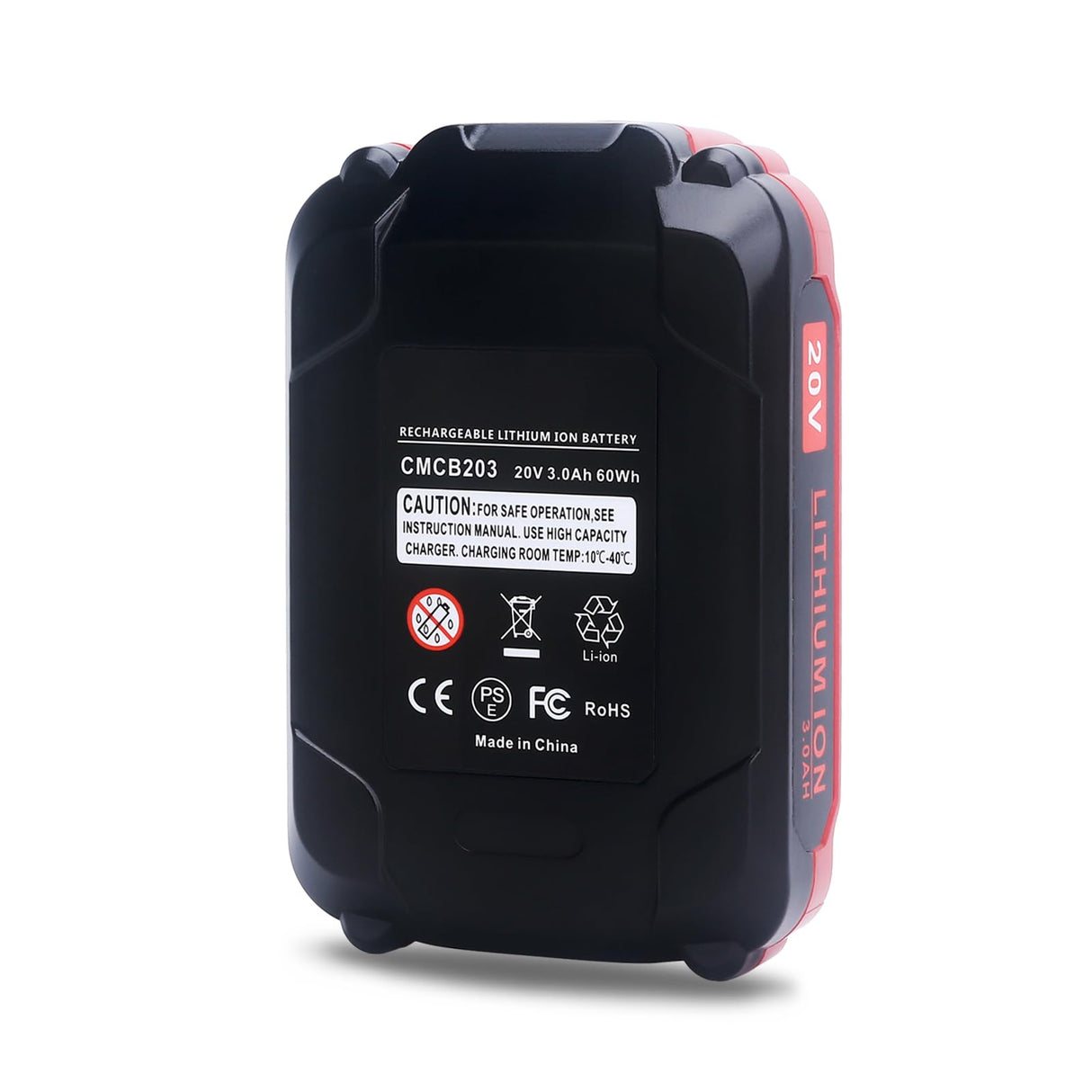 ELEFLY 2 Pack 20V 3.0Ah Lithium Battery Compatible with Craftsman 20V Battery CMCB201 CMCB202-2 CMCB204-2, Compatible with Craftsman V20 Series 20V Max Cordless Power Tools ELEFLY