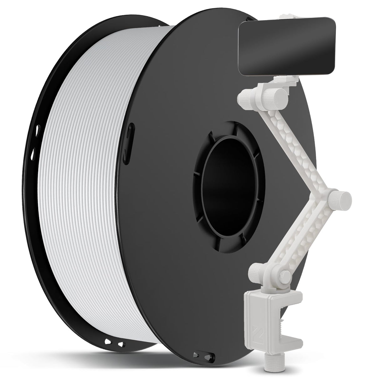 ANYCUBIC ABS Filament 1.75mm, High Strength and Toughness, 3D Printer Filament Dimensional Accuracy +/- 0.02mm, 1KG Spool (2.2 lbs), White ANYCUBIC