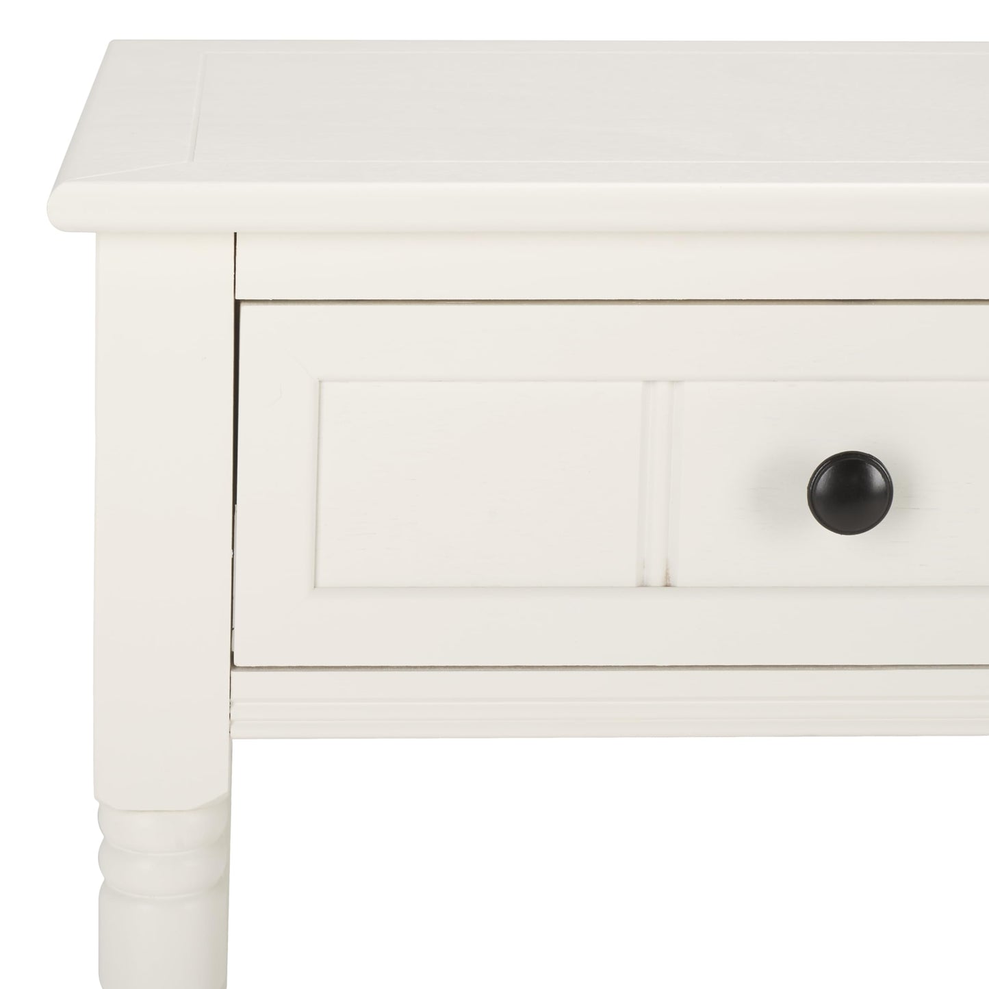 Safavieh American Homes Collection Samantha Distressed/Cream 2-Drawer Console Table - WoodArtSupply