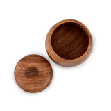 Samhita Acacia Wood Urn for Human Ashes for Funeral, Burial or Home for Human or Pet Ashes (3" x 3" x 4”) Samhita