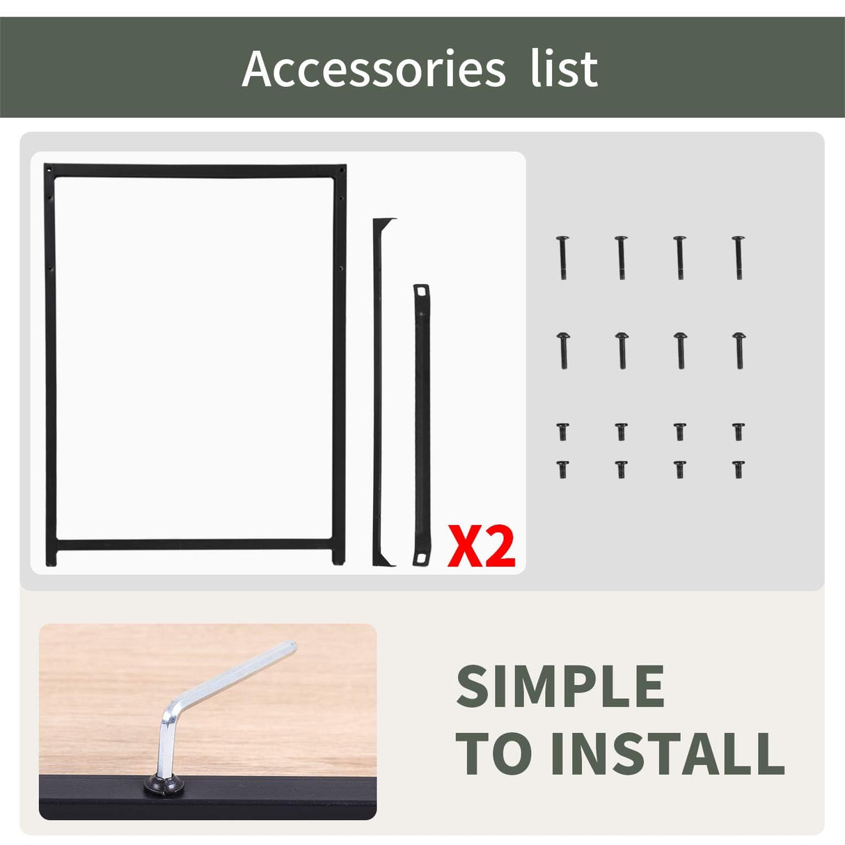 Computer Desk,47.2 inches Home Office Desk Writing Study Table Modern Simple Style PC Desk with Metal Frame，Nature BestOffice