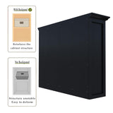 OSCHF Cube Storage Bookcase with Base - Wooden 3 Tiers Floor Standing Open Shelf Cabinet for Home and Office, 12-Cube Lattice Bookshelf, Black OSCHF