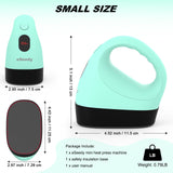 eSeedy Mini Heat Press Machine, 3 Heat Settings& Fast Heating, 15 Mins Auto-Off, Insulated Safety Base, Mini Iron for Crafting, T Shirts, Hats, Heating Transfer Projects (Green) eSeedy