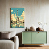 Lofenghome Paint by Number Kits for Adults, DIY Canvas Adults Craft Art Projects, World Landmarks Collection 6-Pack Famous Architecture Scenes for Adult Crafts Lofenghome