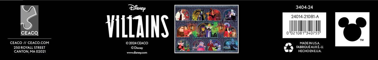 Ceaco - Disney - Villains Underground - 1500 Piece Jigsaw Puzzle Ceaco
