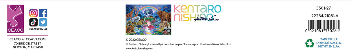 Ceaco - Kentaro Nishino - Family of The Earth - 2000 Piece Jigsaw Puzzle Ceaco