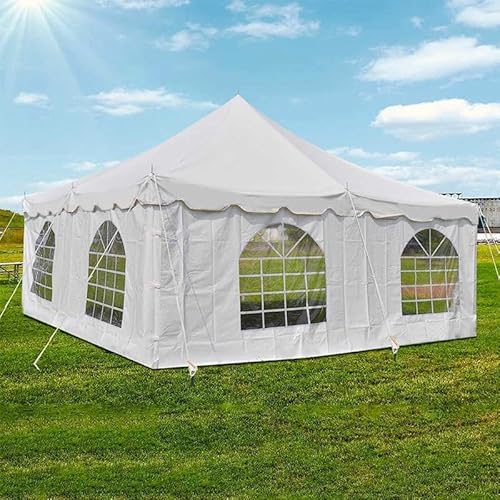 TentandTable Standard Cathedral Tent Sidewall, 7-Foot by 20-Foot, Waterproof Sidewalls for Commercial Party & Canopy Tents, UV Resistant & Removable, 14oz Translucent Vinyl, Tent Not Included TentandTable