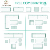 AECOJOY Aluminum Patio Furniture Set, Modern Metal Outdoor Patio Furniture Clearance, Outdoor Conversation Table and Chair Sets for Lawn, Backyard, and Deck with Light Grey Cushions AECOJOY