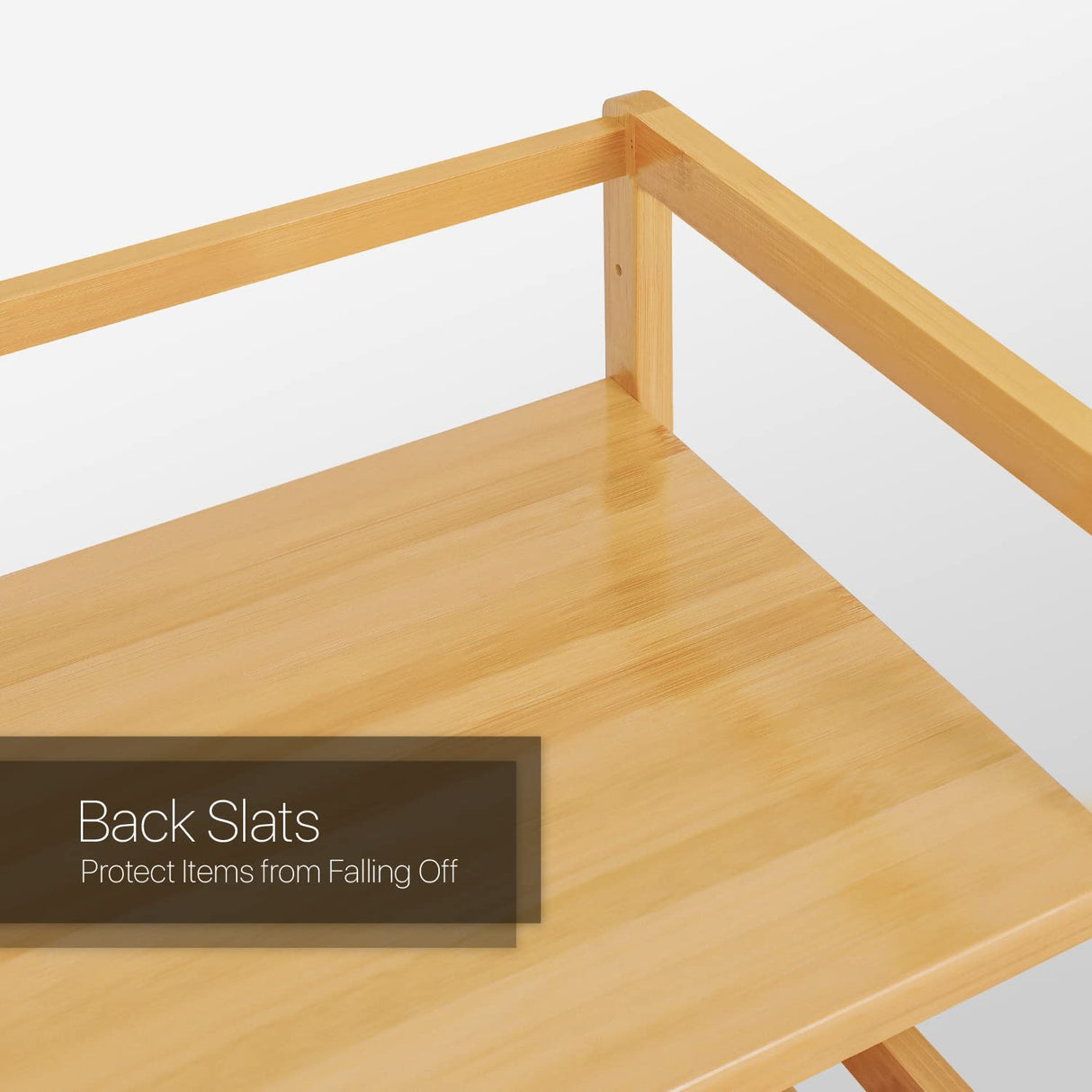 MoNiBloom Bamboo 5 Tier Bookshelf Bookcase Shelf Storage Organizer, Free-Standing Utility Plant Flower Rack for Living Room Office Bedroom Kitchen, Natural MoNiBloom