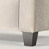 ZINUS Josh Loveseat Sofa, Easy, Tool-Free Assembly, Beige Zinus