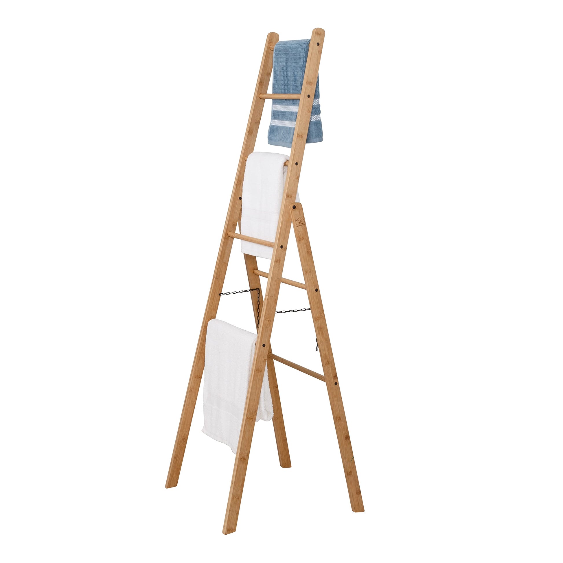 Honey-Can-Do Bamboo Clothes Drying Ladder Rack DRY-09387 Natural - WoodArtSupply