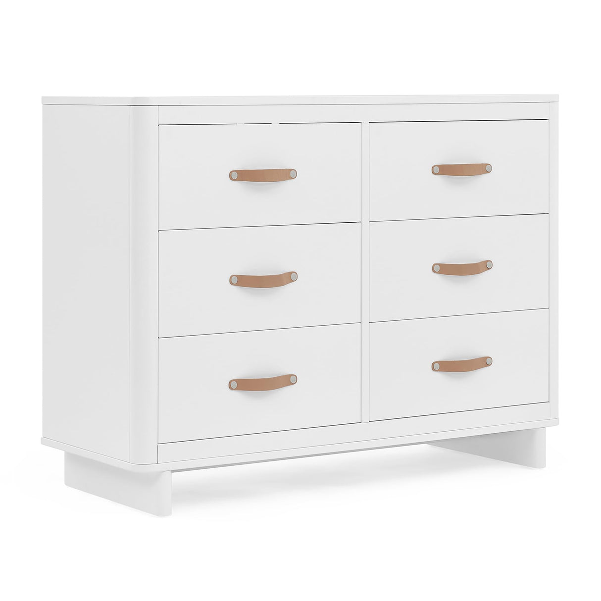 babyGap Skye 6 Drawer Dresser with Interlocking Drawers by Delta Children - Greenguard Gold Certified, Bianca White Delta Children