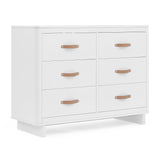 babyGap Skye 6 Drawer Dresser with Interlocking Drawers by Delta Children - Greenguard Gold Certified, Bianca White Delta Children