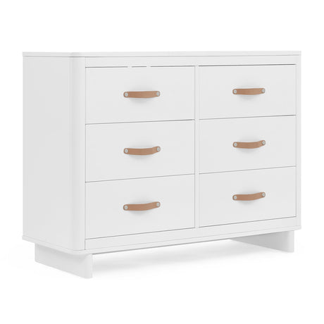 babyGap Skye 6 Drawer Dresser with Interlocking Drawers by Delta Children - Greenguard Gold Certified, Bianca White Delta Children