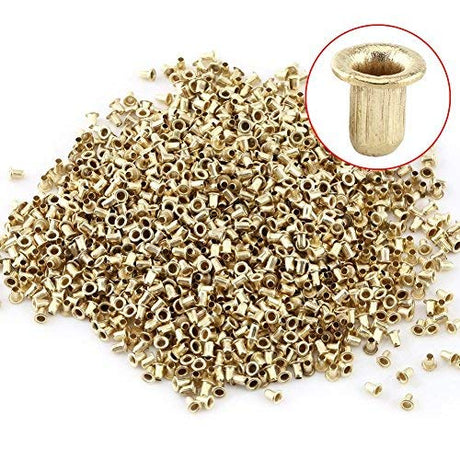 Walfront 700pcs Beehive Nest Box Frame End Threading Hole Eyelets Bee Frame Eyelet Beekeeping Tools Wooden Frame Eyelet to Minimize Damage to The Wood Walfront