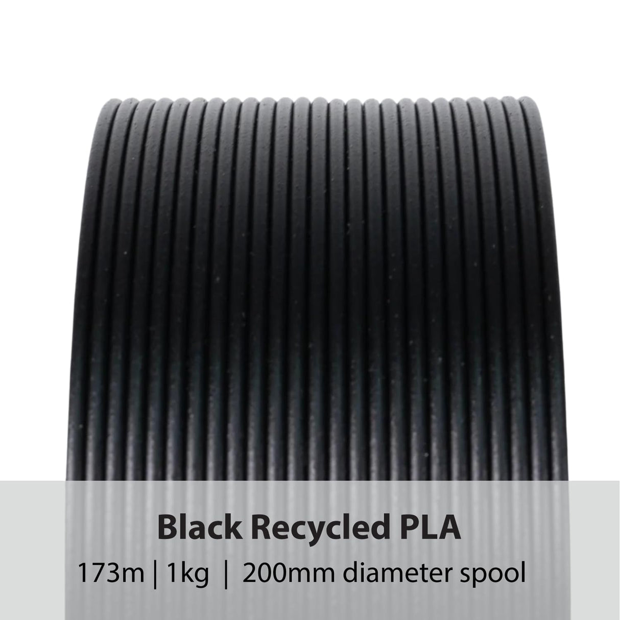 Protopasta 3D Printer Filament | PLA Filament 1.75mm | Black Recycled PLA | 1kg Spool Proto-Pasta